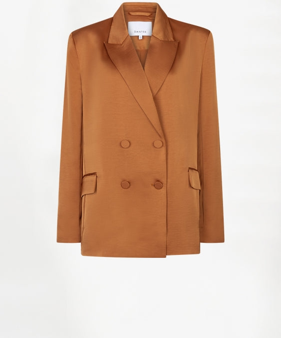 Sevigny relaxed satin blazer voor dames van Dante6