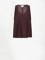 Corin relaxed fit tanktop in donkerrood voor dames van Dante6
