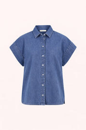 Pixie kurze Jeansbluse