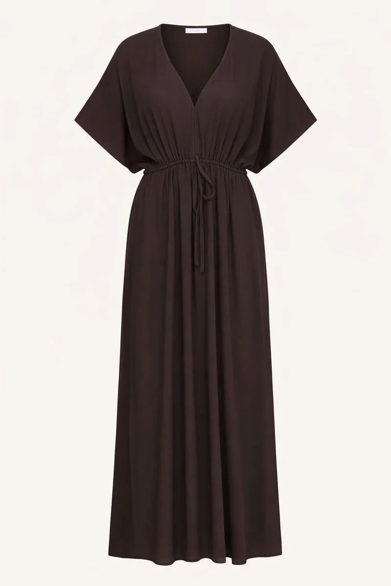 Long twill dress