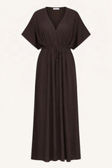 Long twill dress