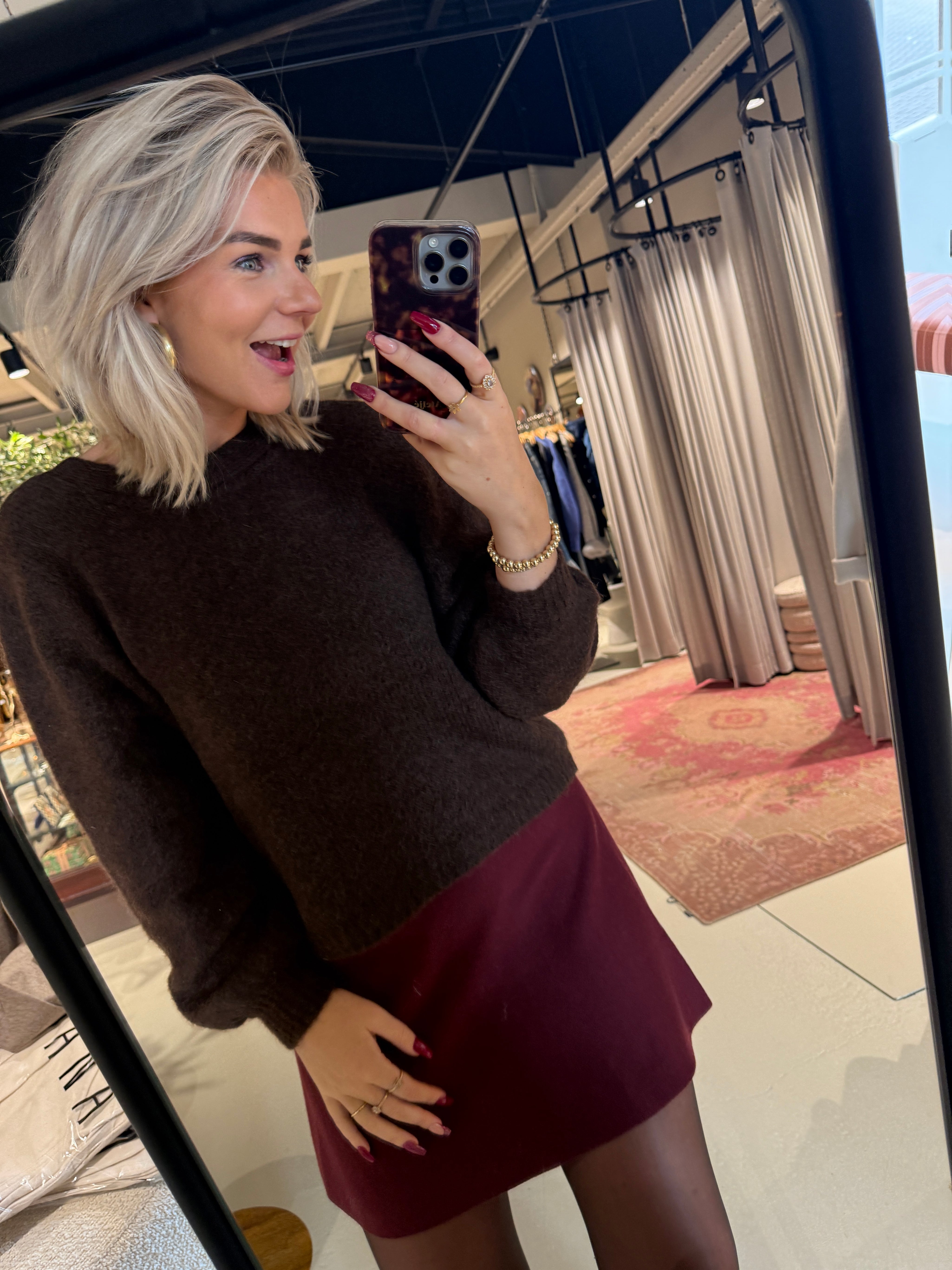 CozyCC Twist Back Knit