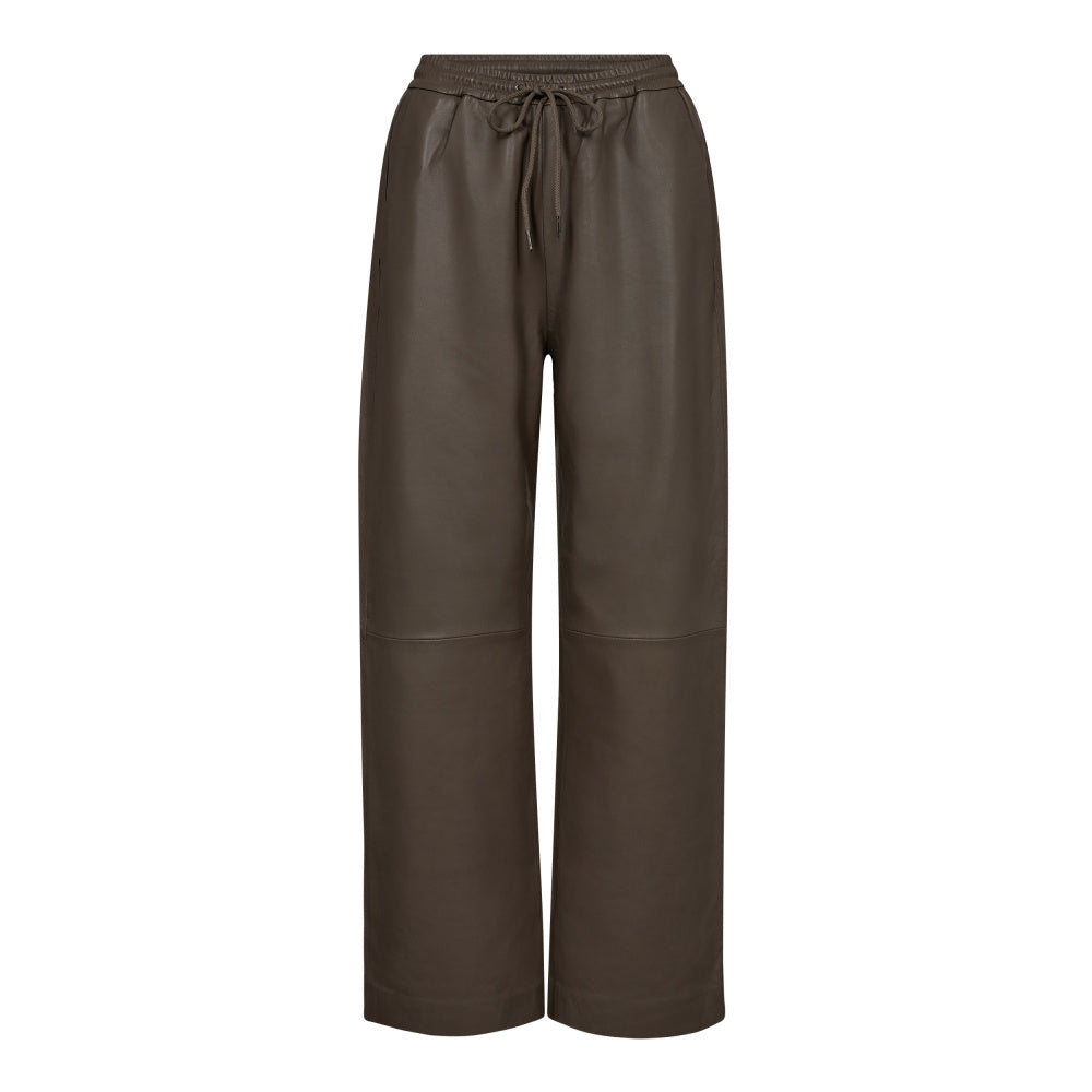 PhoebeCC Pull On Leahter Long Pant - Elephant