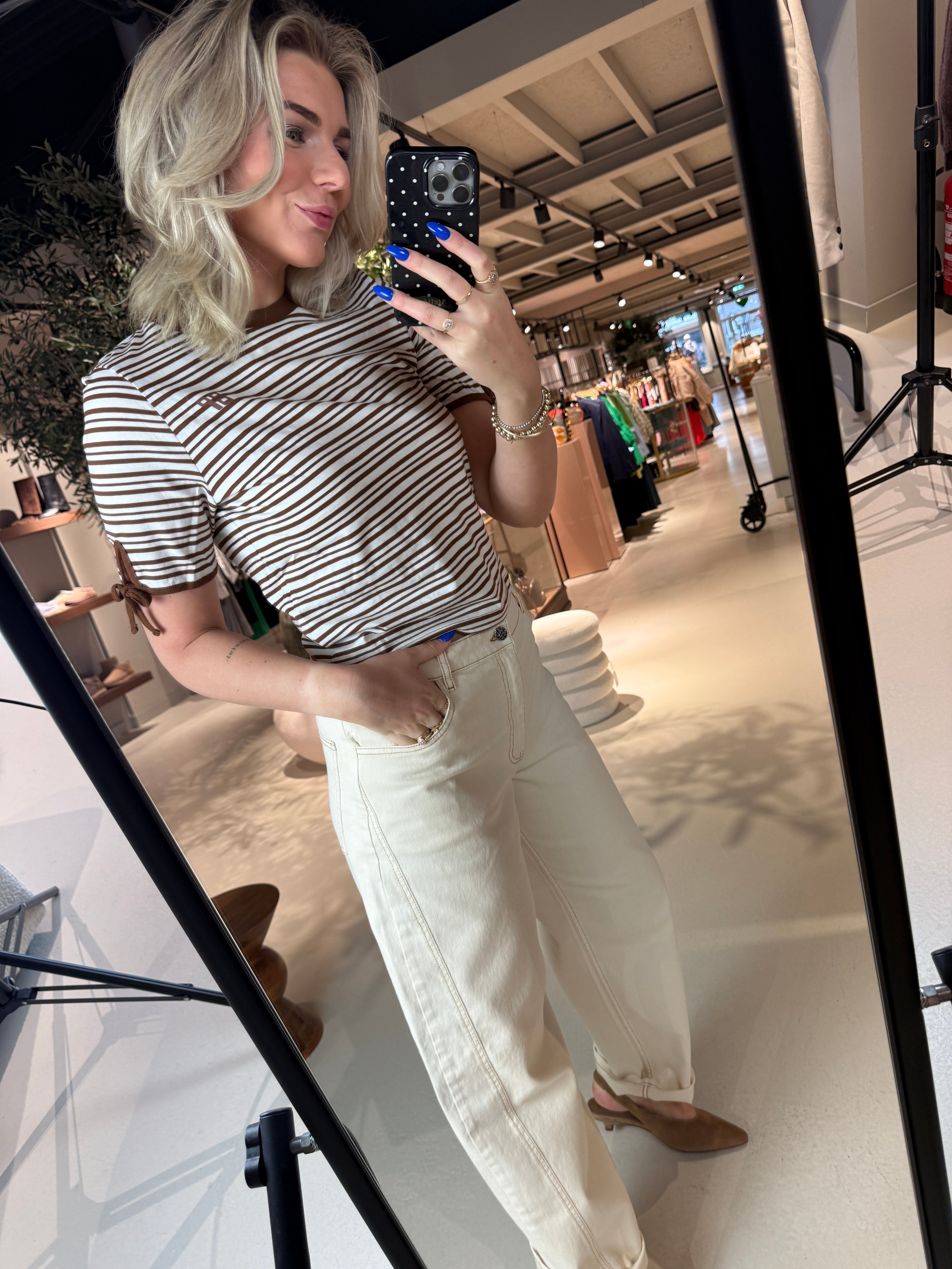 Niaka Jeans mid waist voor dames van Baum Und Pferdgarten