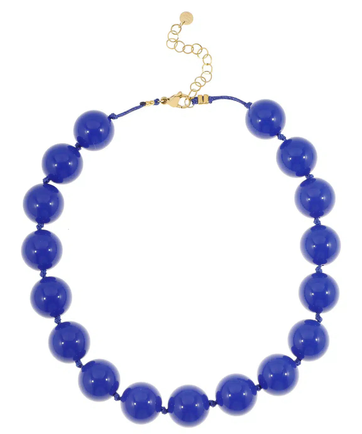 Korte ketting met grote ronde kralen Ellen Beekmans