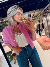 EAST19NH25 Gilet - Rose Bubble Chine