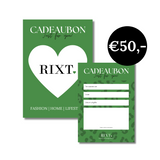 Digitale cadeaubon 50 euro