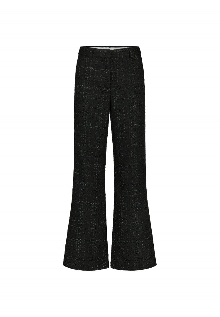 Remi Tweed Trousers - Black