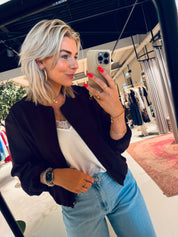 LunaCC Balloon Zip Jacket - Black