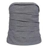 JihoCC Stripe Tube Top