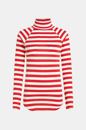 W25T1189 Longsleeve stripe - Tomato ecru