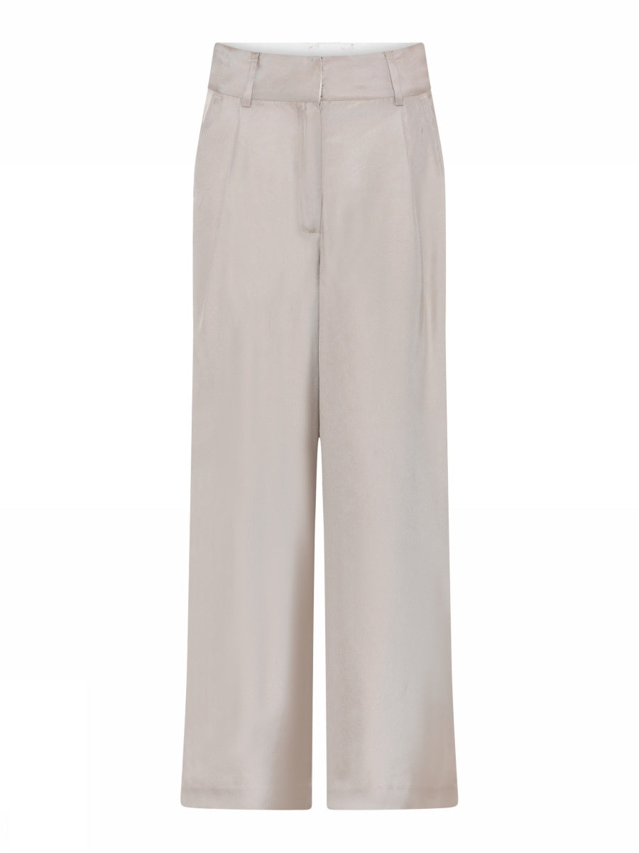 Maddeline, high waist wide leg - 2207 Champagne