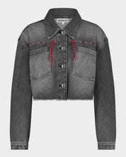 Jolie Cropped Jacket - Black