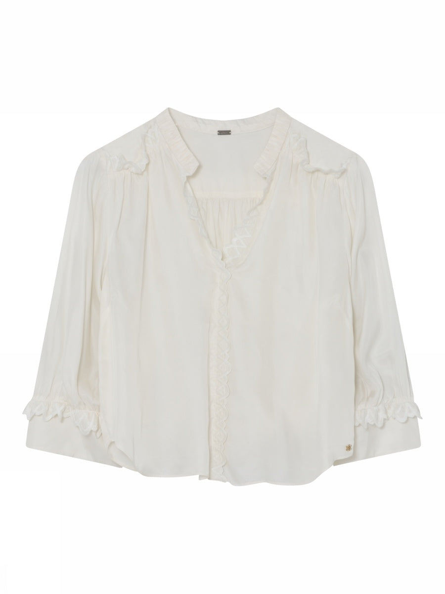 Sira, blouse - 1010 Off White