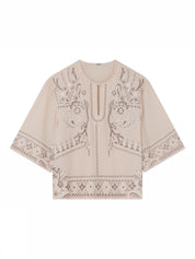 Eline, blouse - 1163 SandDollar