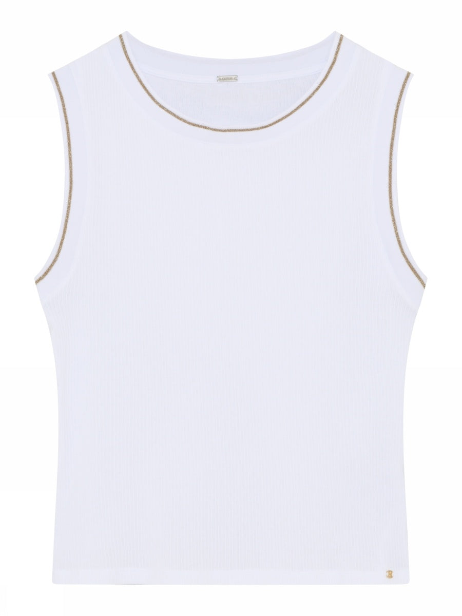 Cami, rib top - 1000 White