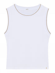Cami, rib top - 1000 White
