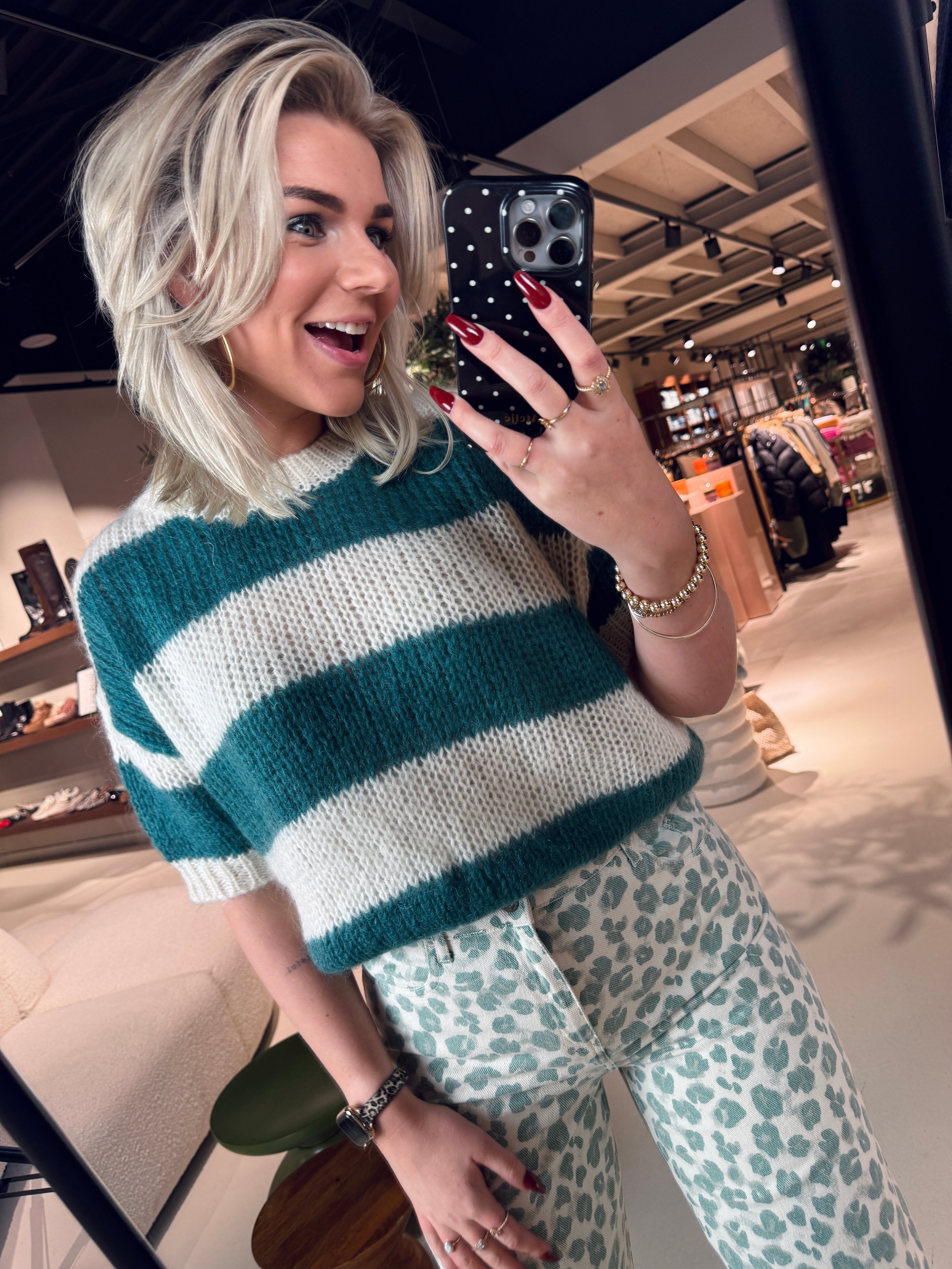 Nino astro stripe pullover