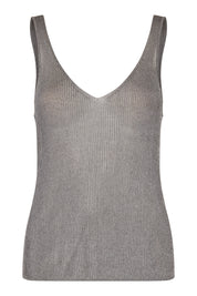 Ellia Knit Top - Charcoal Gray