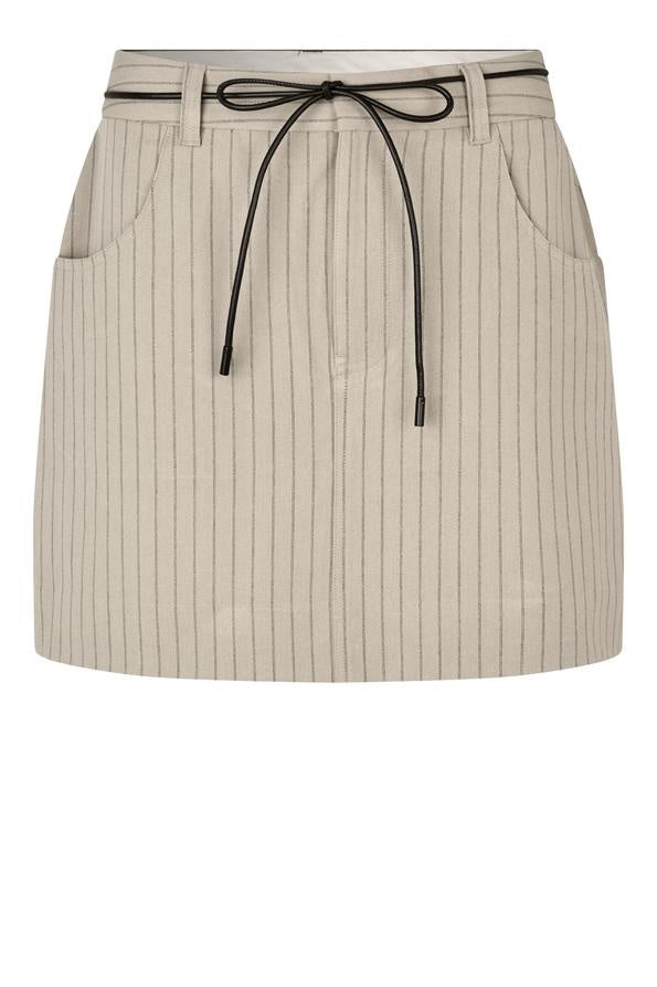 Rayures Mini Skirt - Trench Coat