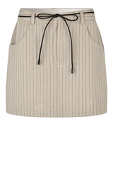 Rayures Mini Skirt - Trench Coat