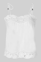 Ester Strap Top - White Alyssum