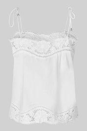 Ester Strap Top - White Alyssum