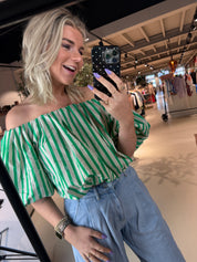 Jayjay Rhinestone Puffy Top