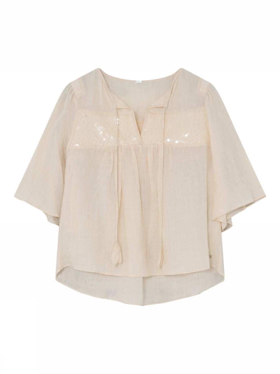 Neomi blouse off white voor dames van Gustav