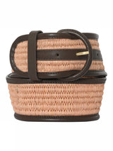 Gili Raffia belt
