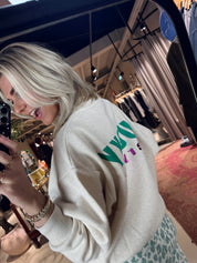 Bibi melange lucky everyday sweater