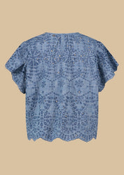 Alinna Blouse - Light Chambray