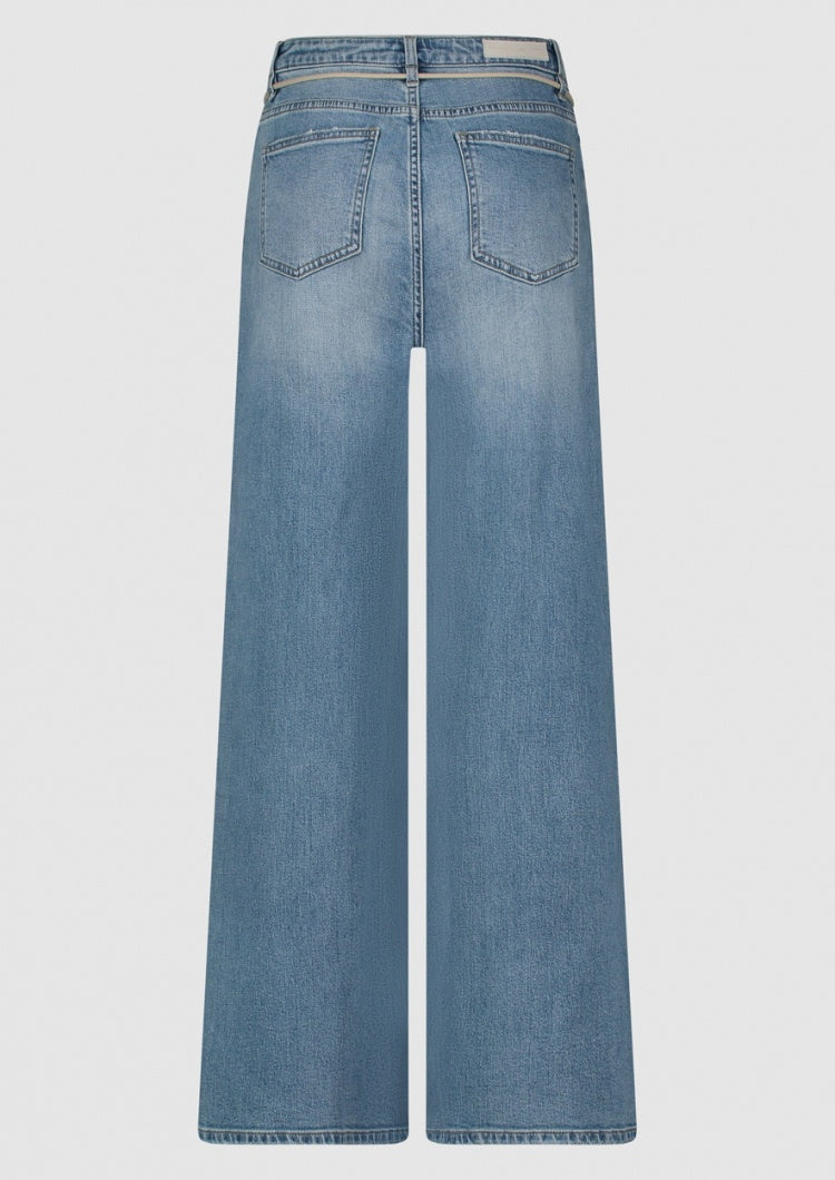 Jona wide leg DNM - Poppy blue