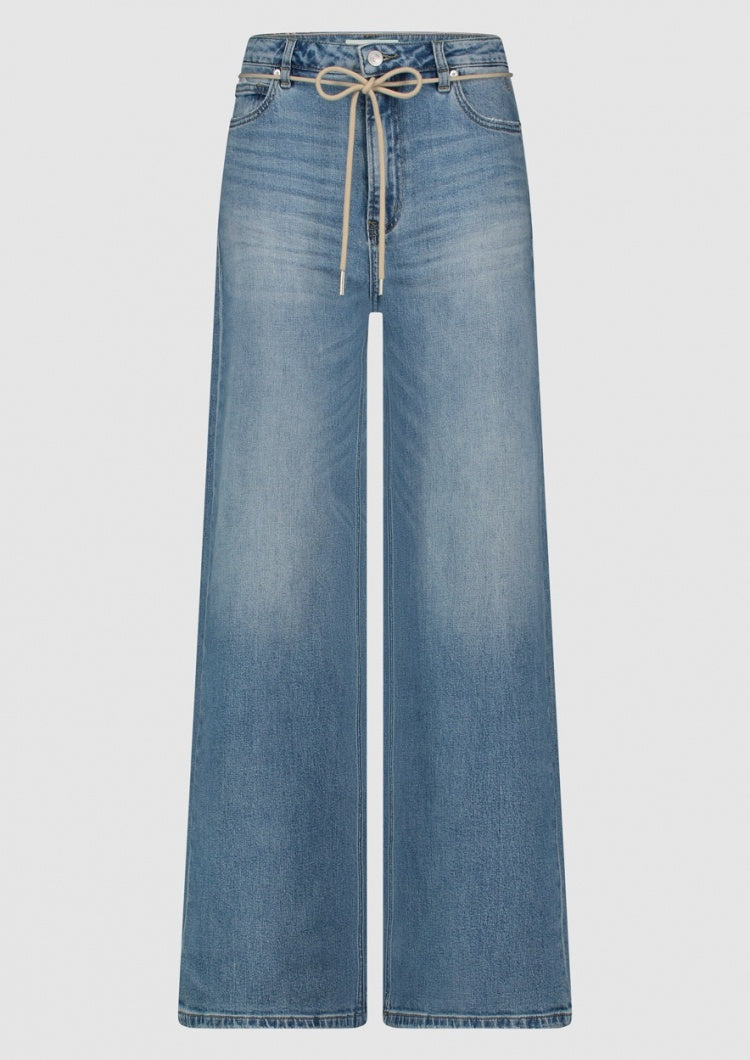 Jona wide leg DNM - Poppy blue