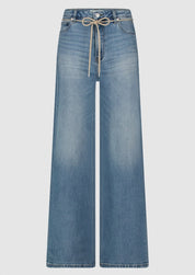 Jona wide leg DNM - Poppy blue