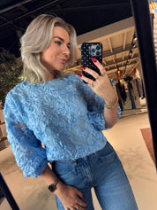TessyCC Flower Blouse
