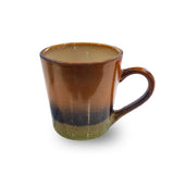 70s ceramics: espresso mugs, Golden Hour