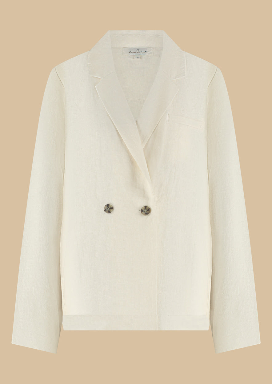 Lennon Blazer - Bone White