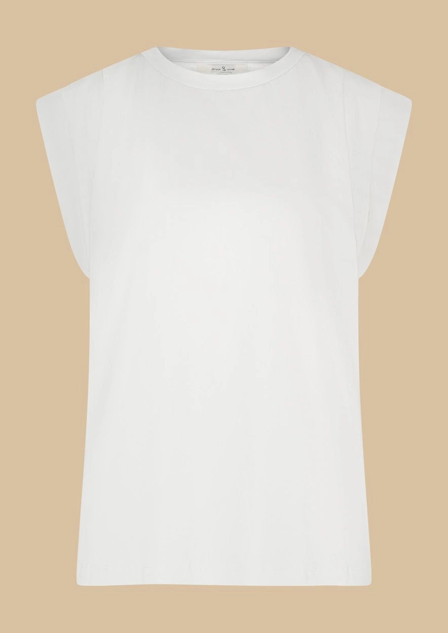 Lacy Tee - Bright White
