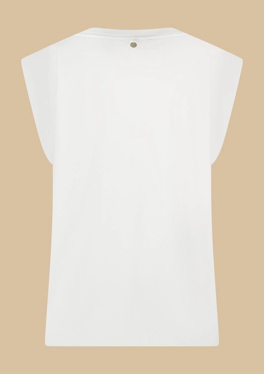 Lacy Tee - Bright White