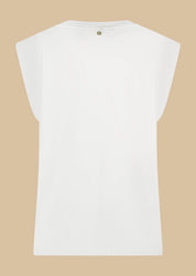 Lacy Tee - Bright White