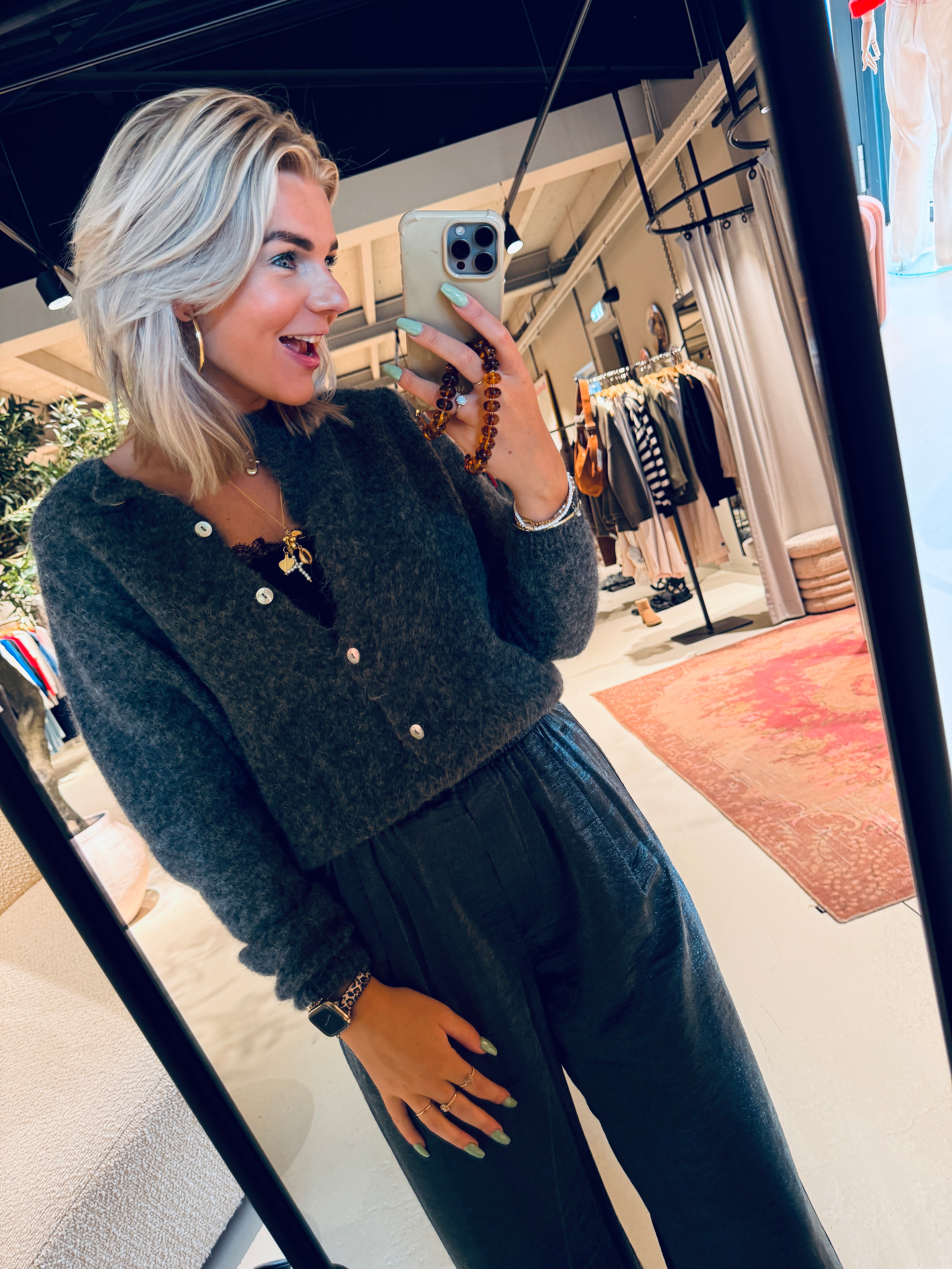 Cleo Natural Cardigan