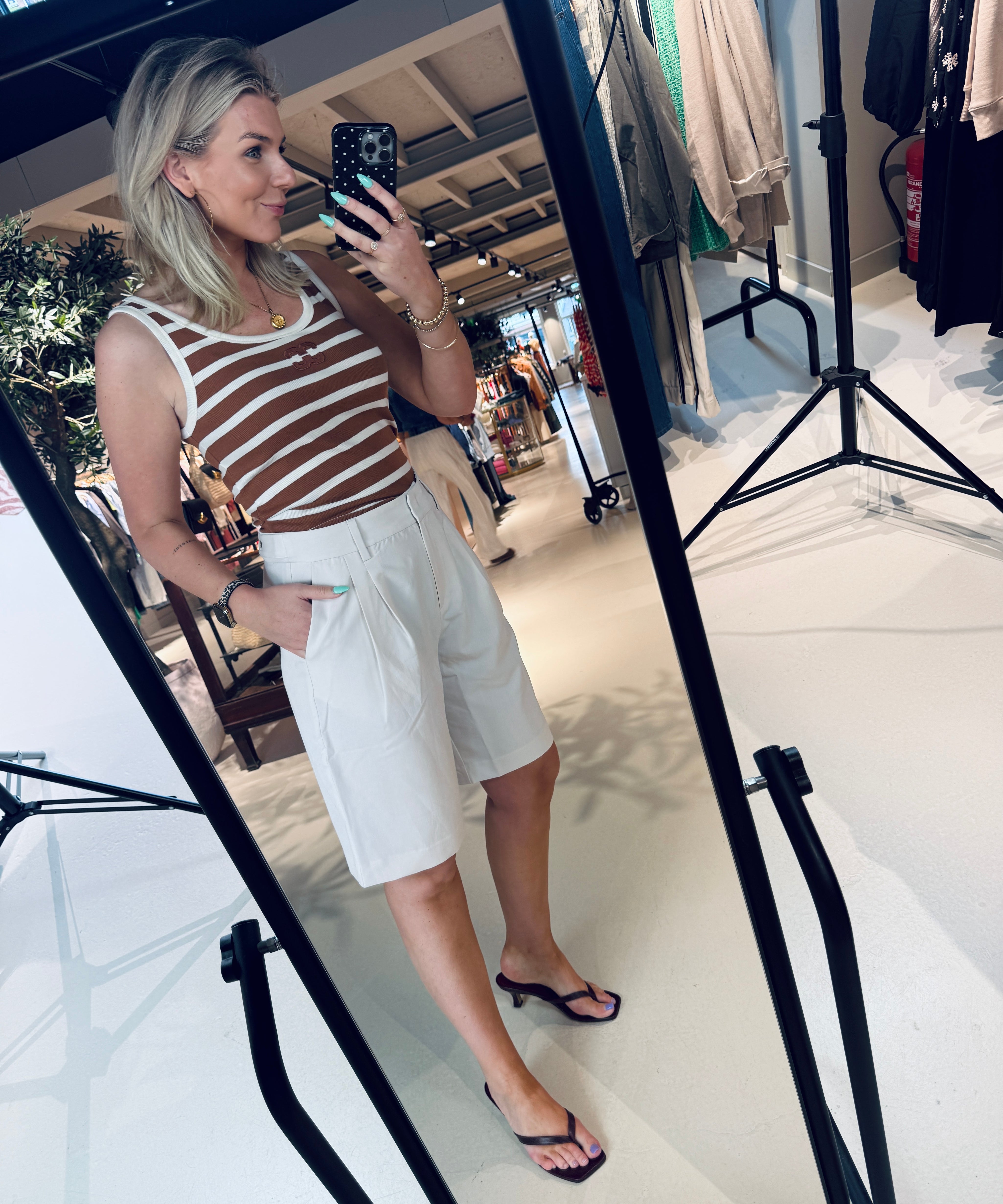 TengaCC Bermuda pantalon kort voor dames van Co'Couture