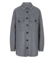 Phaedra wool blend jacket - Grey Mist