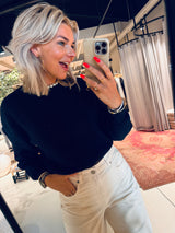 Inti Pullover mit Perlen