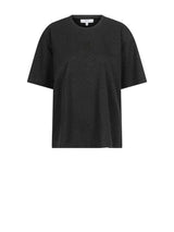 Lyric metallic monogram tee - Olive Vine