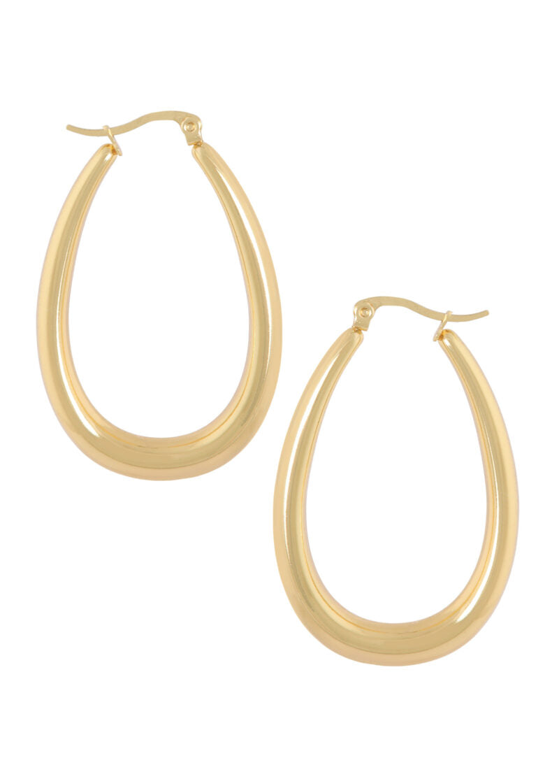 Ovale oorbellen Ellen Beekmans