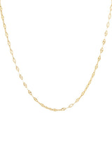 Korte fijne choker ketting met patroon