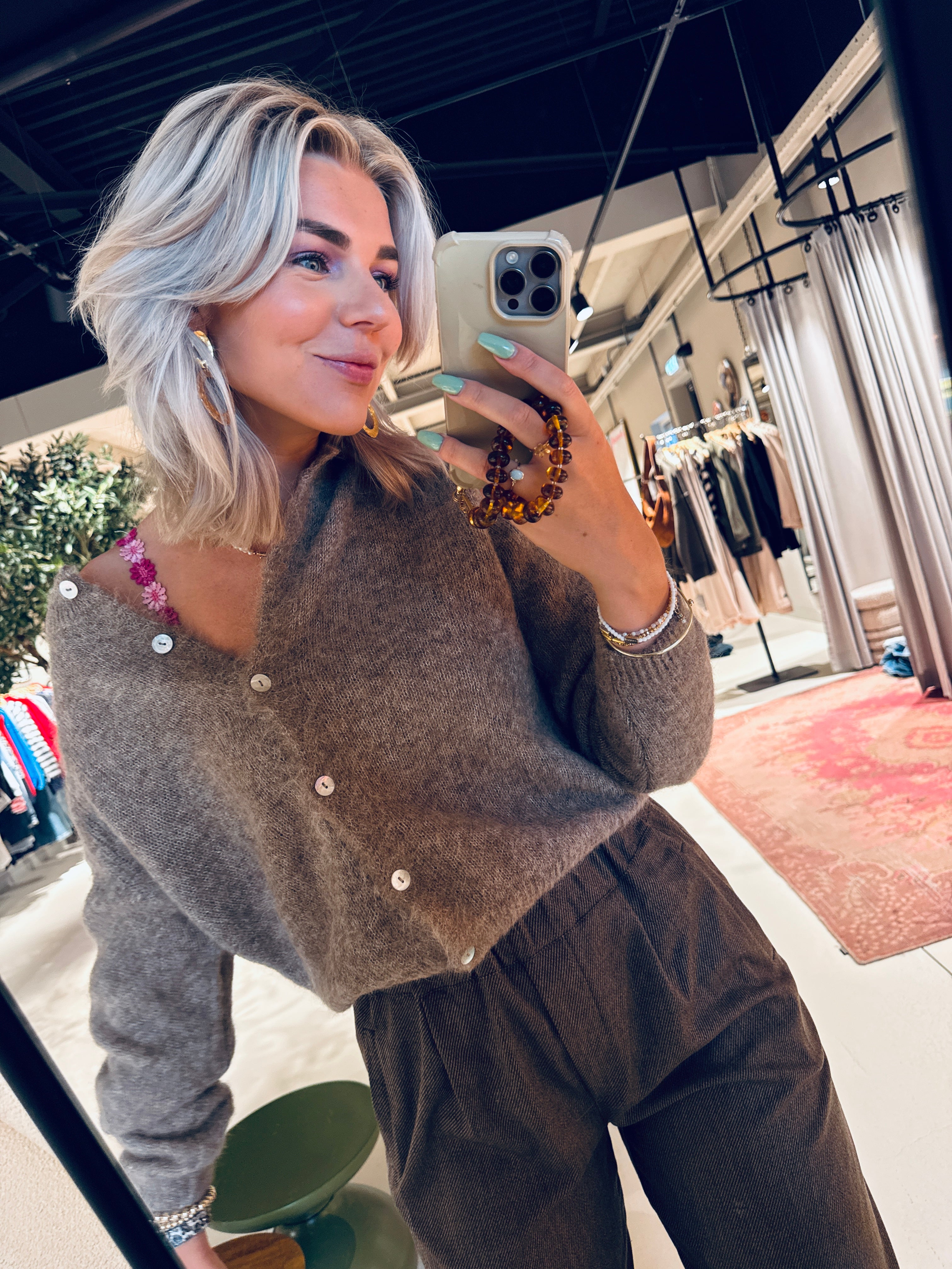 Cleo Natural Cardigan