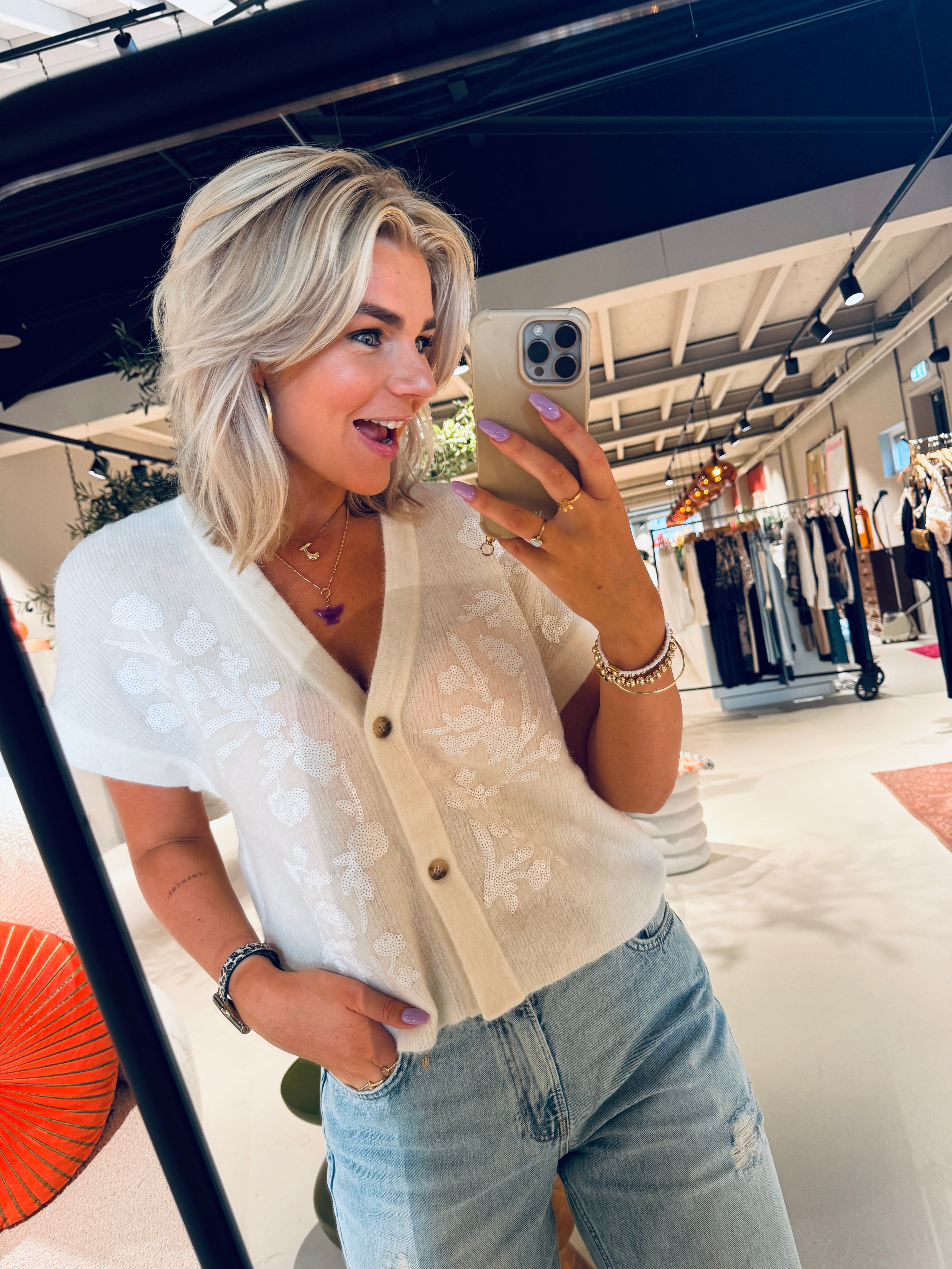 Leane, Knit Cardigan